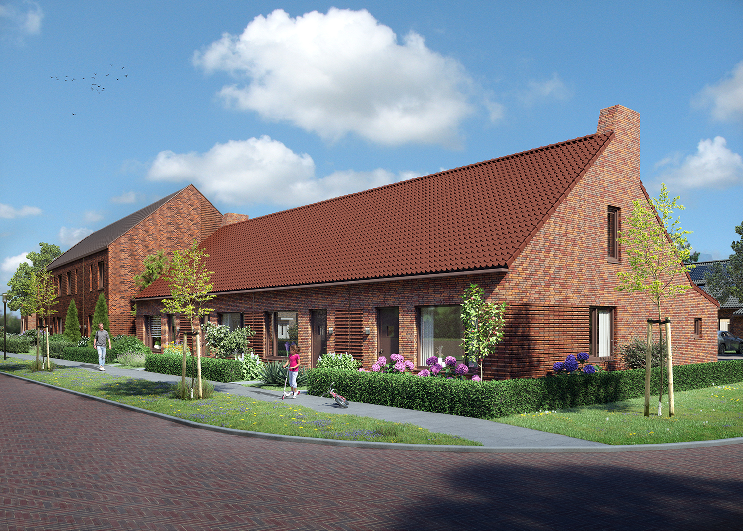 Hoekwoning te huur: Eiberkampen 9, Vries Vries